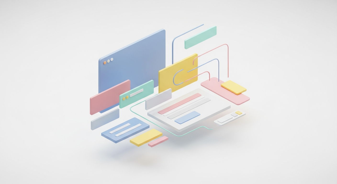 Abstract forms illustration