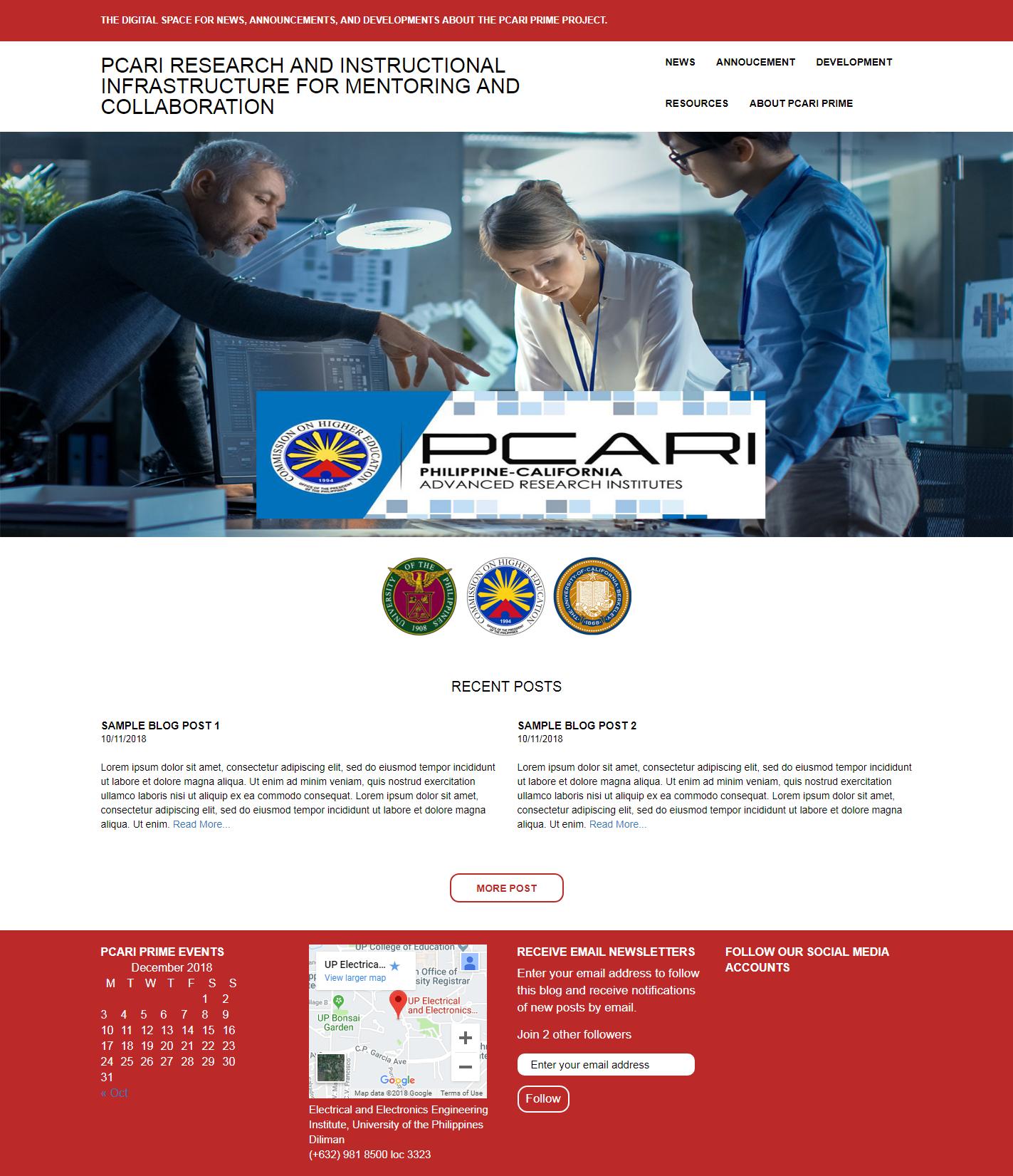 Sample Landing Page
